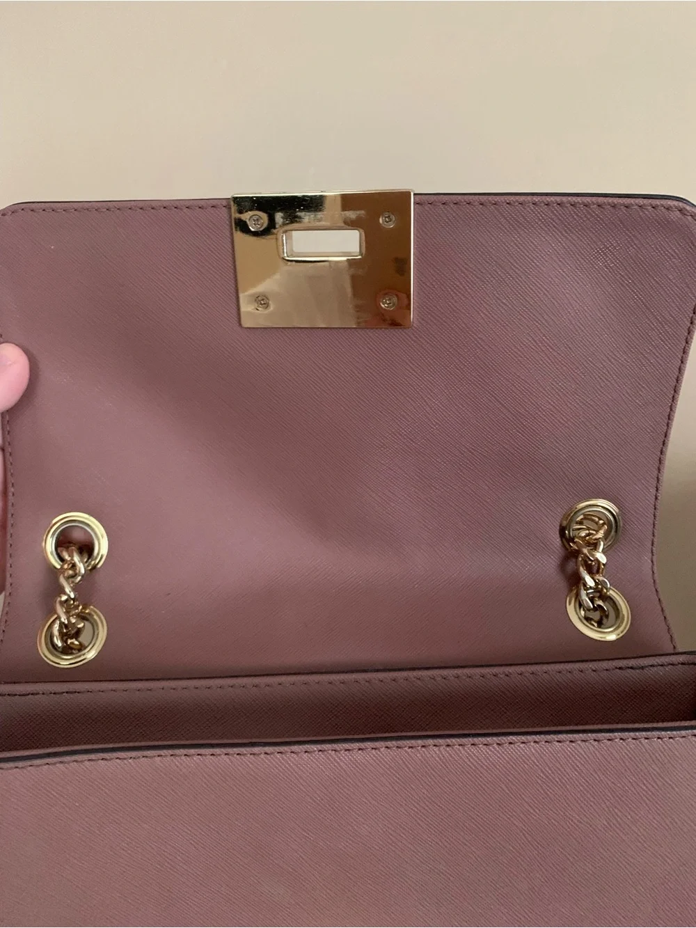Michael Kors structured leather